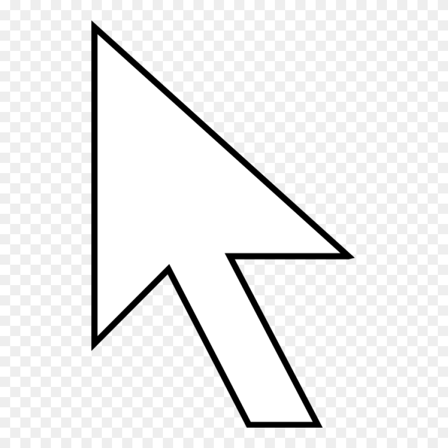Cursor Arrow Martin Koz 02 Png Images - Mouse Pointer Black Background Clipart