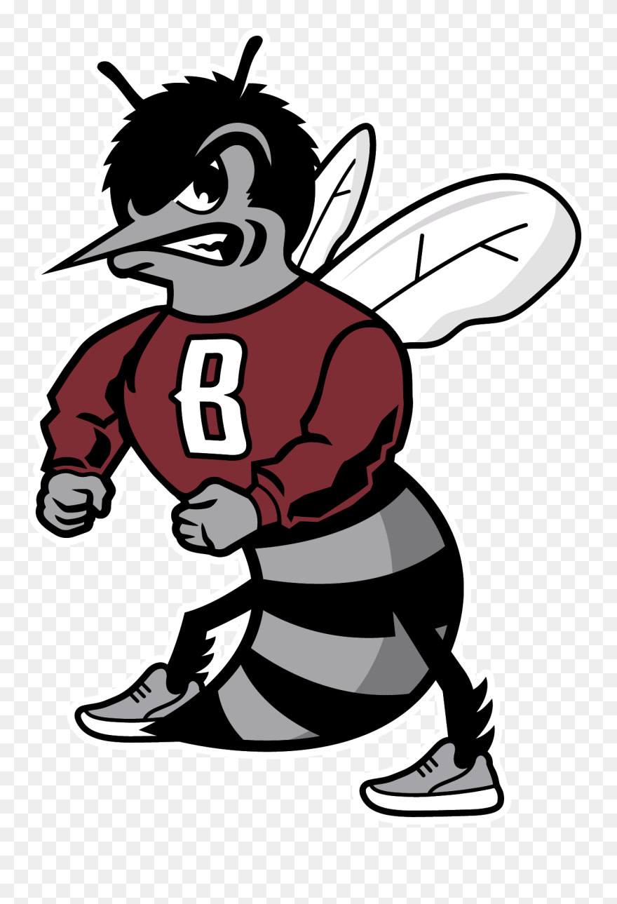 St Benedicts Prep Gray Bees Clipart