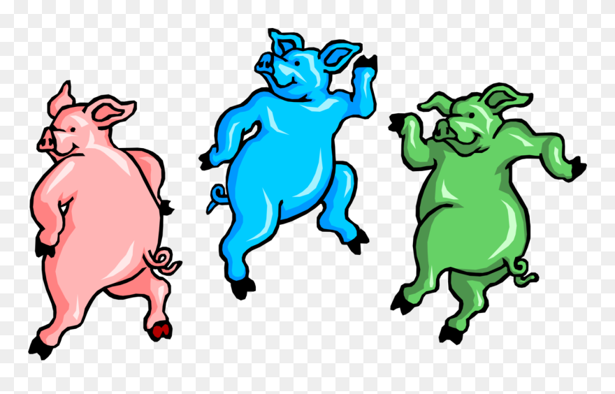 Human Behavior,art,organ - Dancing Pigs Clipart