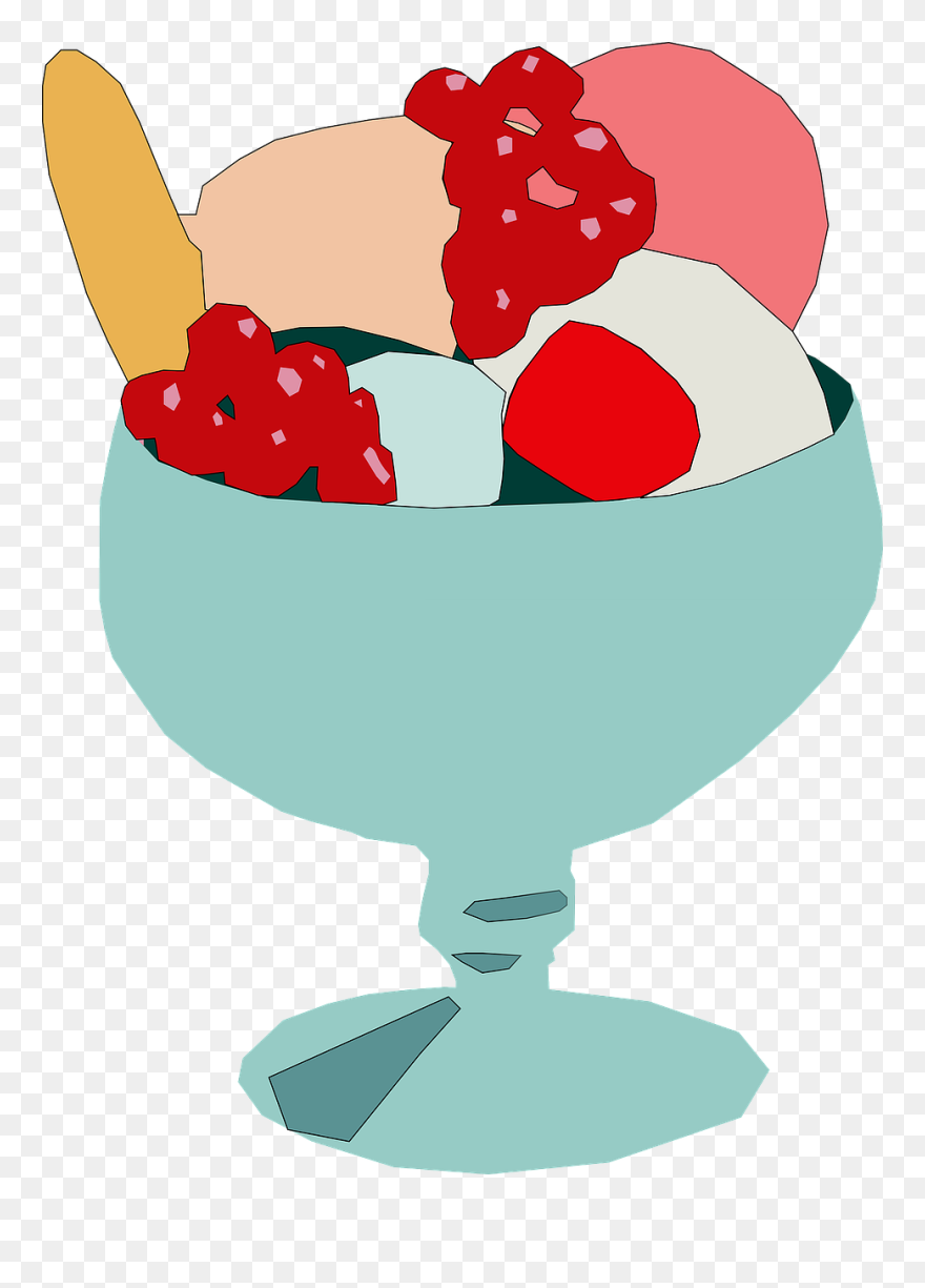 Food Clipart Ice Cream Cup - Png Download