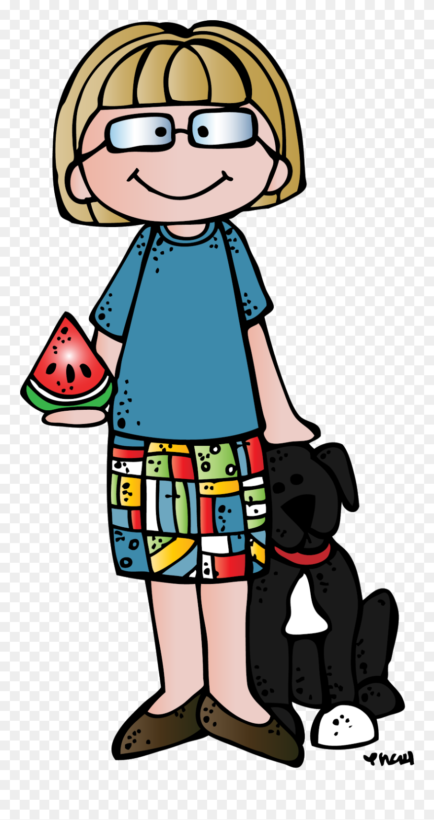 Transparent 3rd Grade Clipart - Melonheadz Teacher Clipart - Png Download
