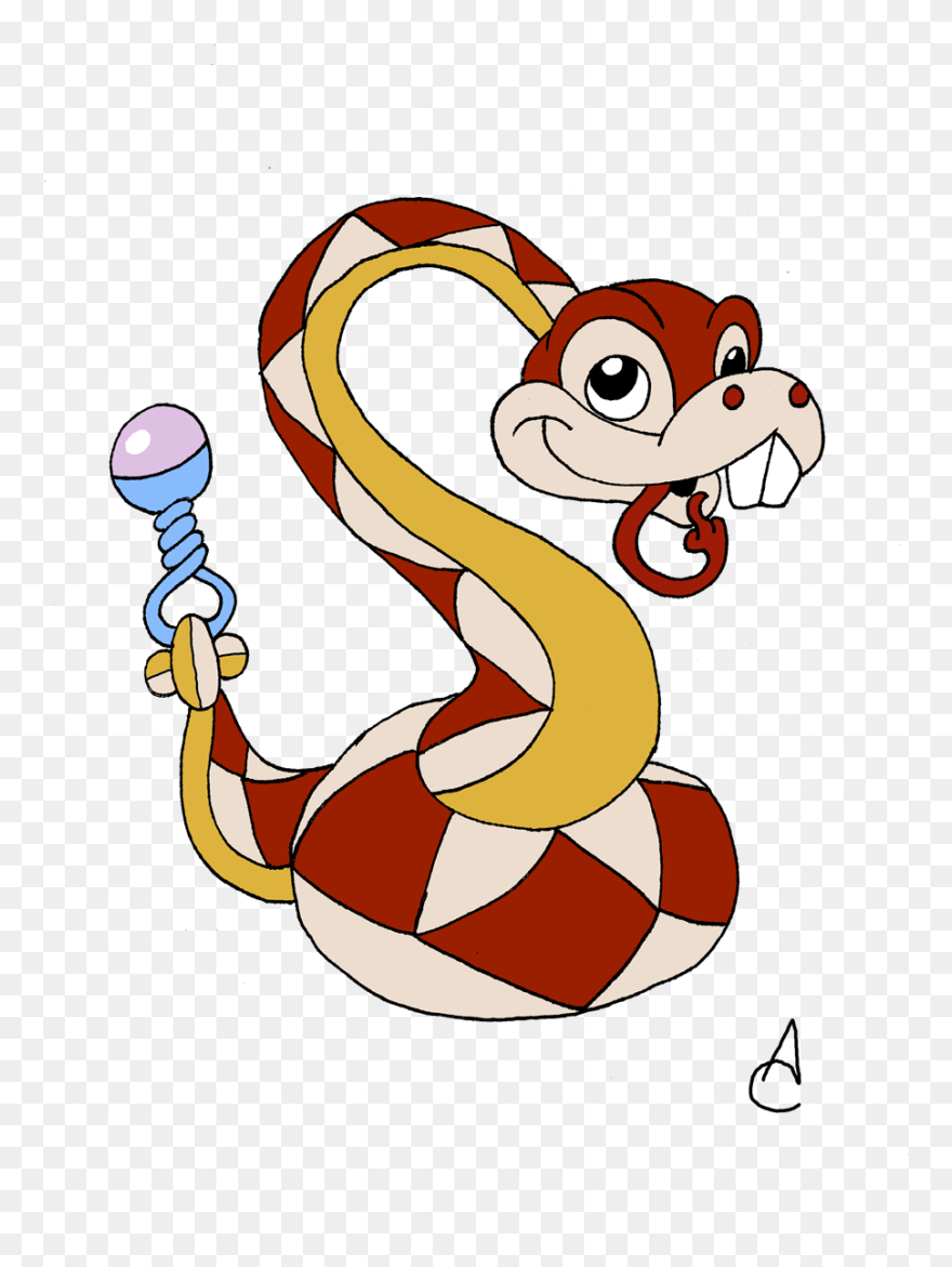 Cutsey Rattlesnake By X-raylawnmower On Clipart Library - Cartoon Images Rattlesnake - Png Download