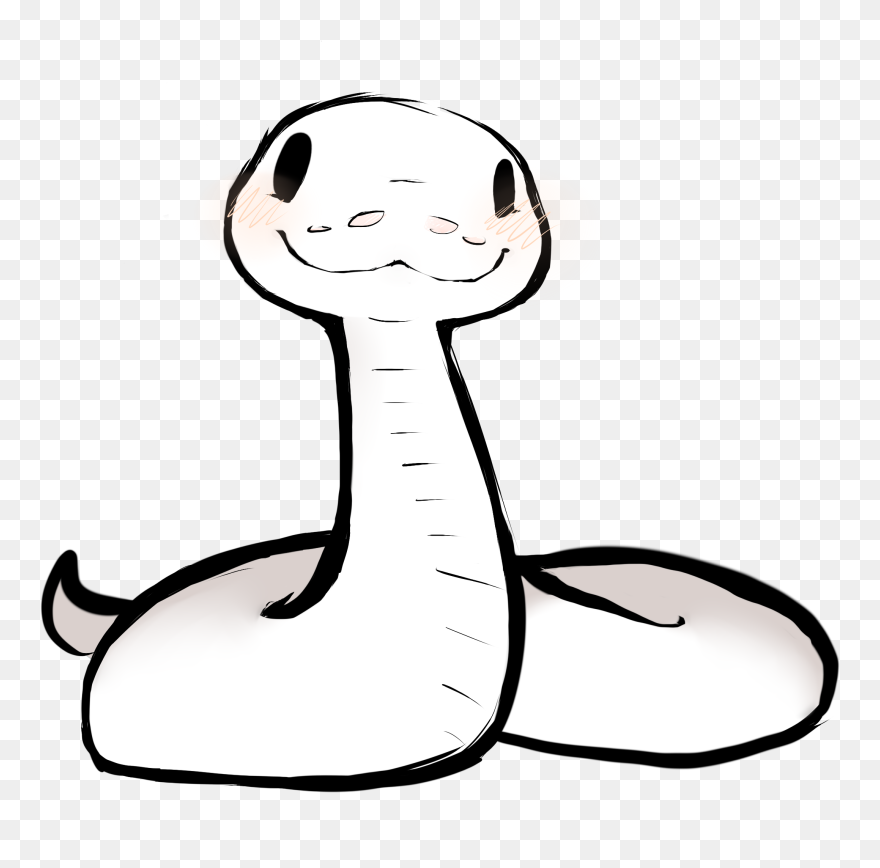 Download Hd Draw One Eyed Snake Added By Markowuzhere - Cute Easy Animal Drawings Clipart