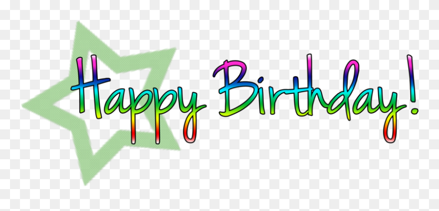 Happy Birthday Png Text - Png Text Of Happy Birthday Clipart