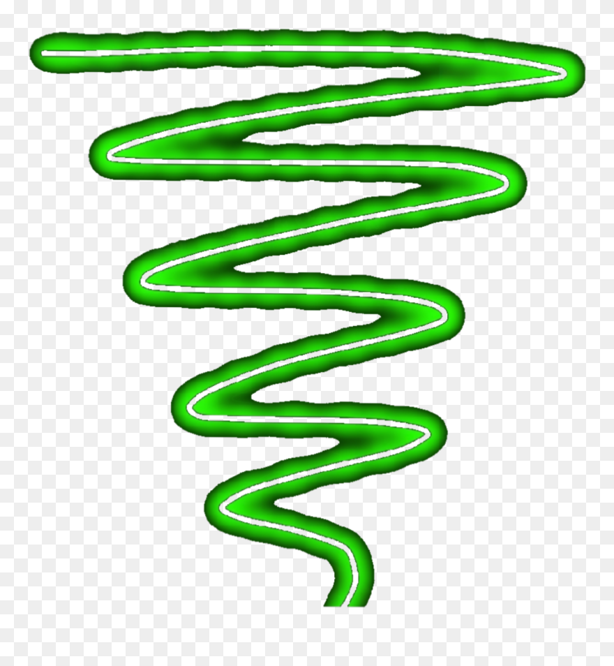 #green #neon #spiral #freetoedit #clipart #stickers - Colorfulness - Png Download