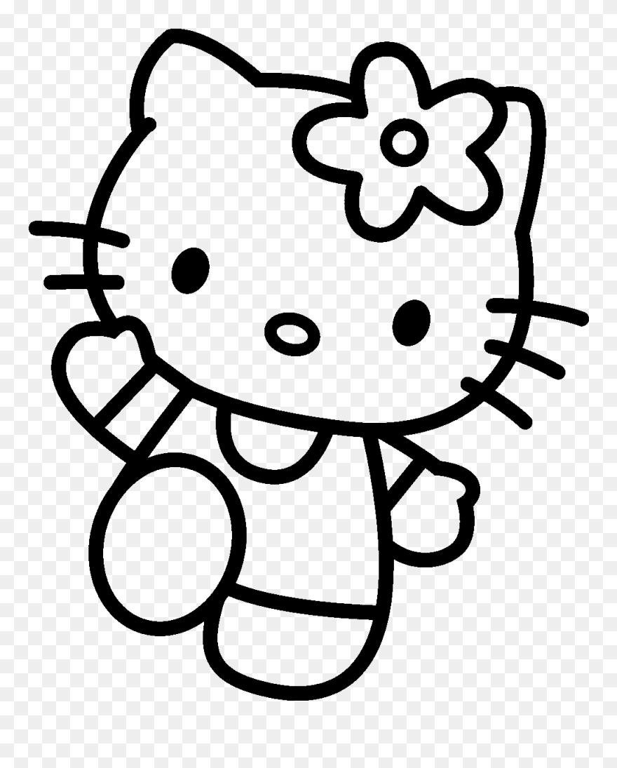 Silhouette At Getdrawings Com - Hello Kitty On Drugs Clipart