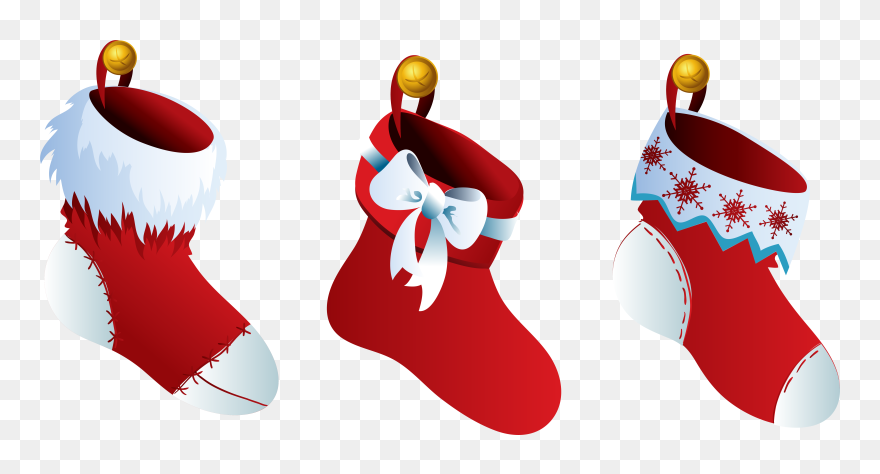 Christmas Stocking Clip Art - Christmas Stocking Hanging Png Transparent Png