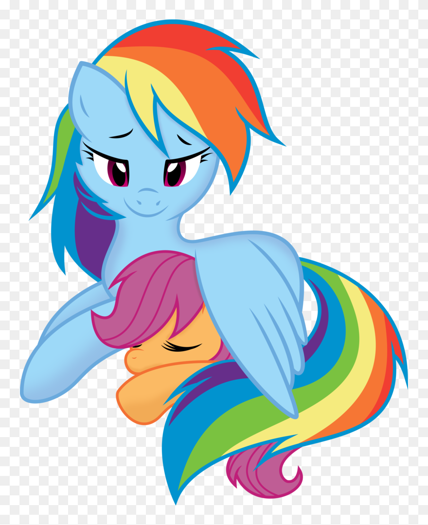 Scootaloo Rainbow Dash Super Mario 3d World Mammal - Cartoon Clipart