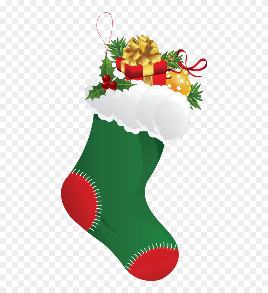 Clip Art Christmas Socks - Png Download
