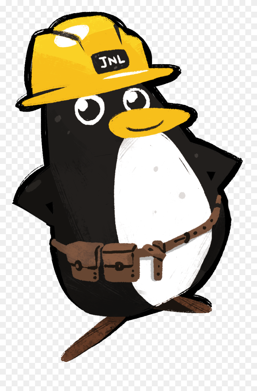 Renovation Coquitlam - Penguin Maintenance Man Cartoon Clipart
