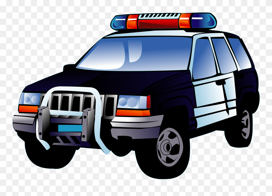 Police Car, File Policecar Svg Wikimedia Commons - Police Car Clipart Gif - Png Download
