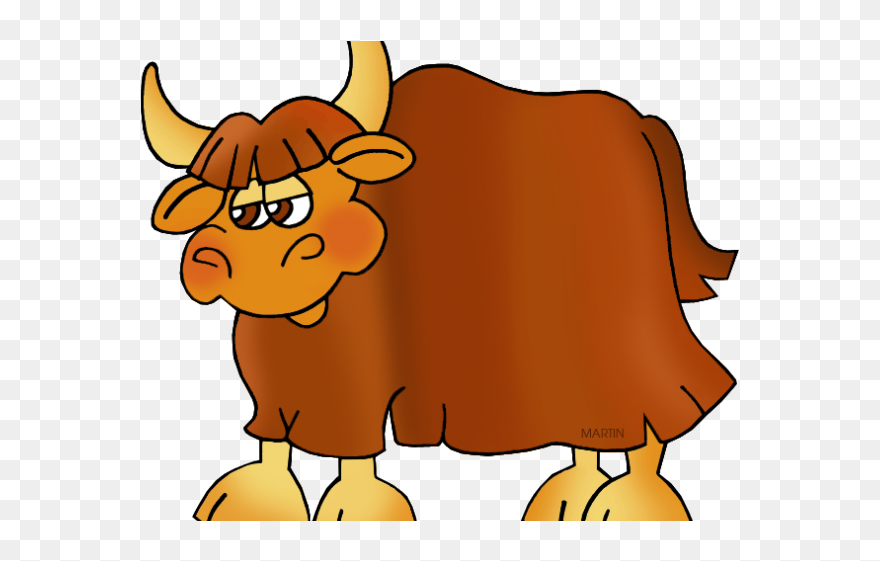 Transparent Yak Cartoon Png Clipart
