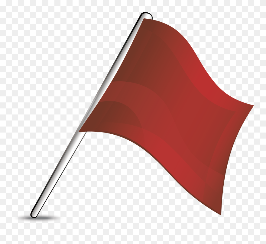 Creative Red Flag Design Png Download - Flag Design Clipart