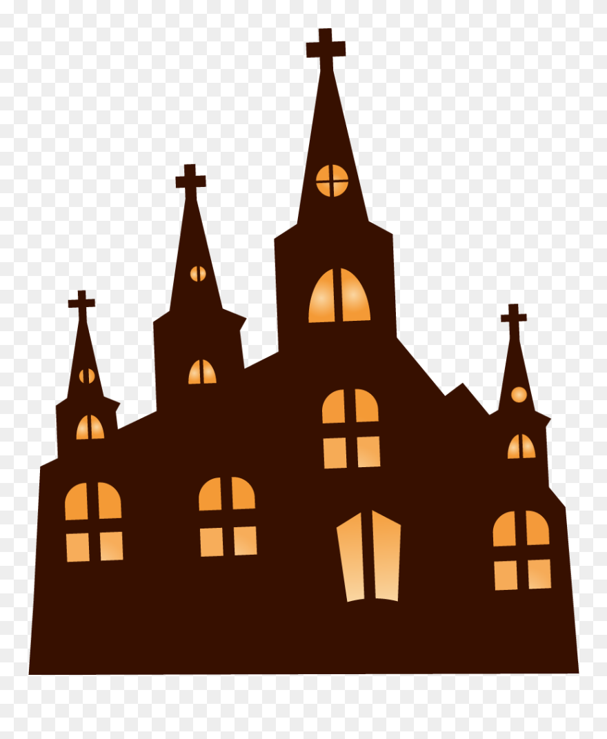 Halloween Church Clipart Picture Freeuse Church Clipart - Church Png Cartoon Transparent Png