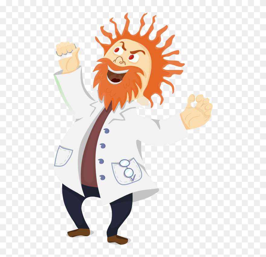Mad Scientist - Mad Scientist Png Clipart