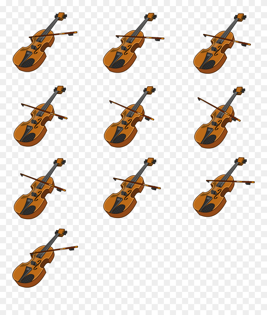 Transparent Xylophone Clipart - Violin - Png Download