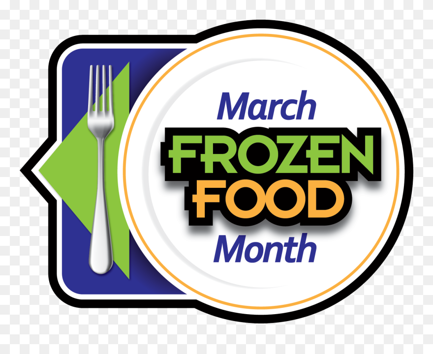 March Frozen Food Month Logo - Frozen Food Clipart