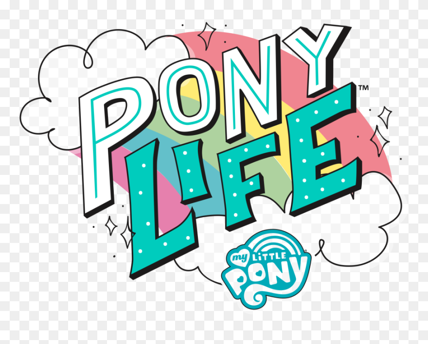 My Little Pony - My Little Pony Pony Life Logo Clipart