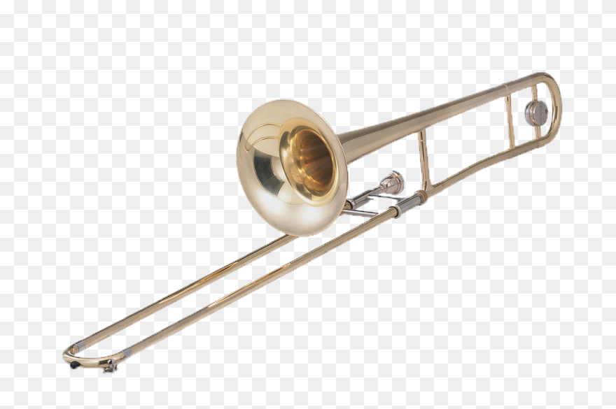 Trombone Musical Instrument - Trombone Png Clipart