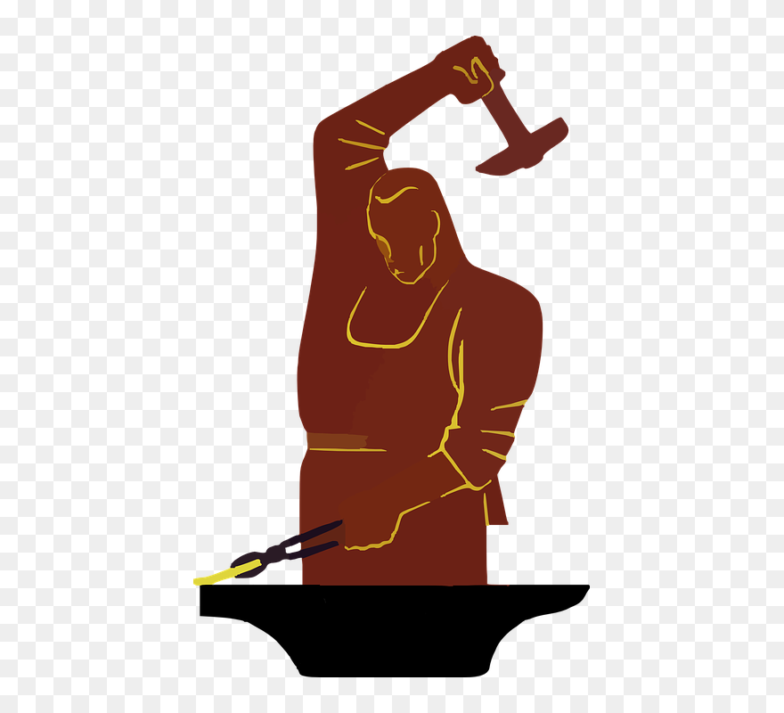 Blacksmith Clipart Transparent - Ccc New Deal Poster - Png Download