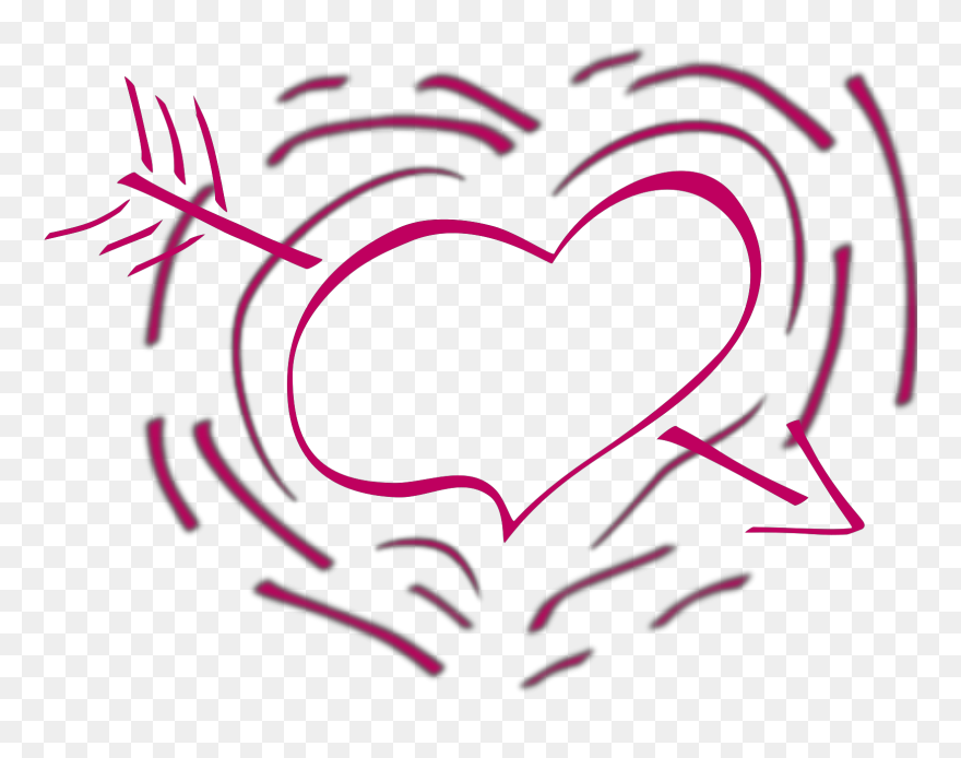 Valentines Clip Art Black And White - Png Download