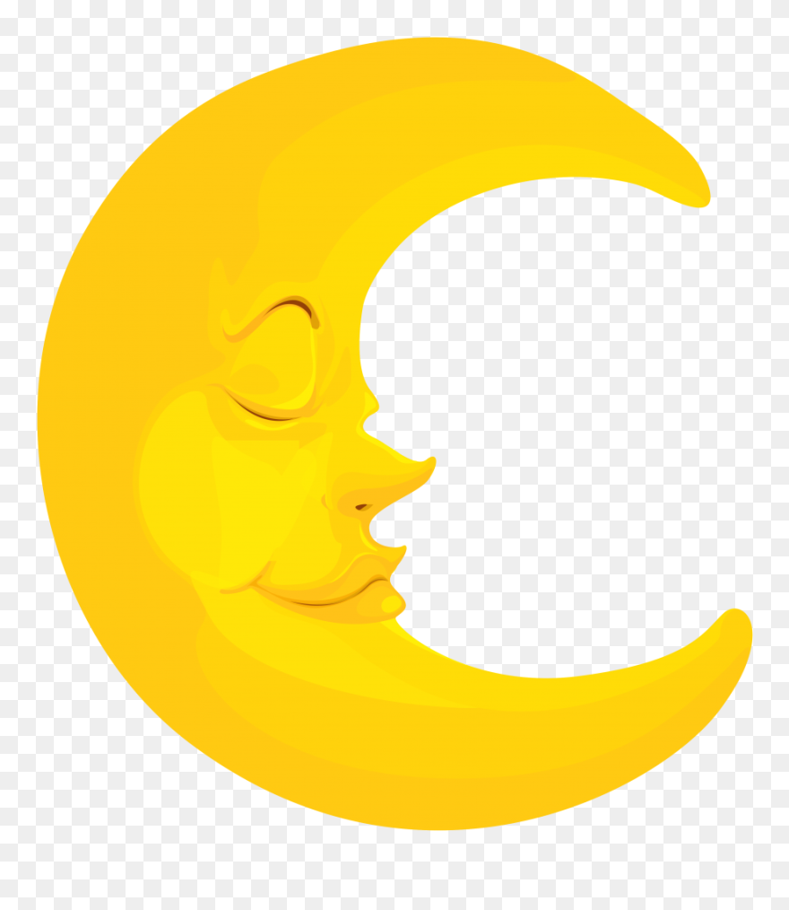 Moon Clipart - Transparent Background Moon Clipart - Png Download
