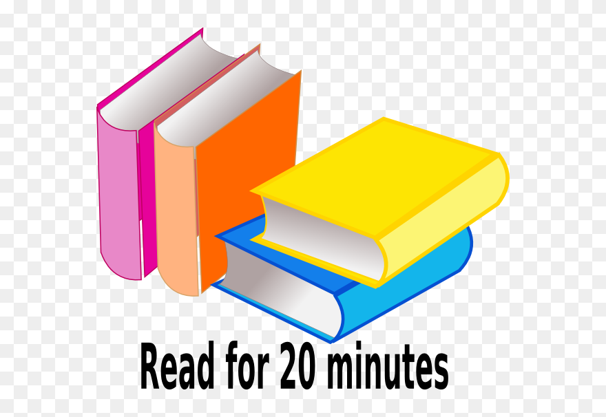 Transparent To Read Clipart - Read For 20 Minutes Clipart - Png Download