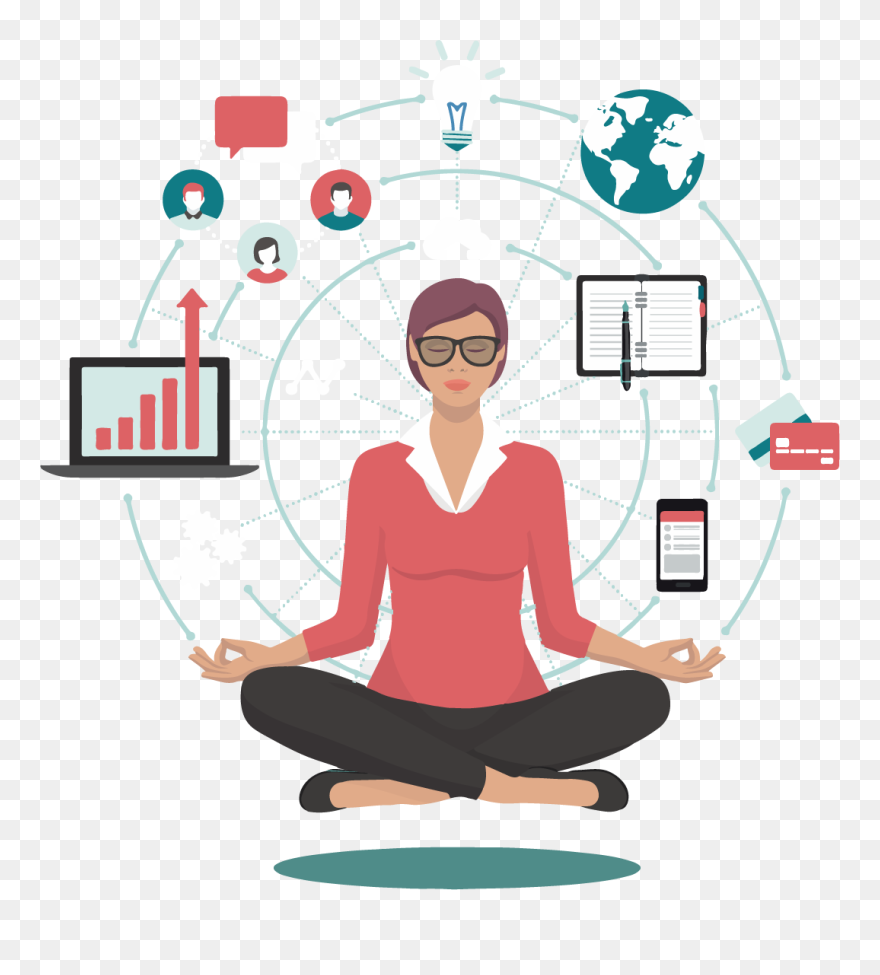 Organization Job Well-being Illustration Backend Free - Women Entrepreneur Job Ad Clipart