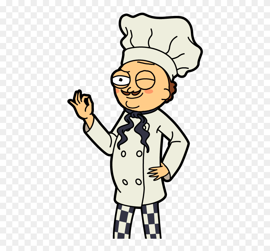 Transparent Rick And Morty Png - Rick And Morty Chef Clipart