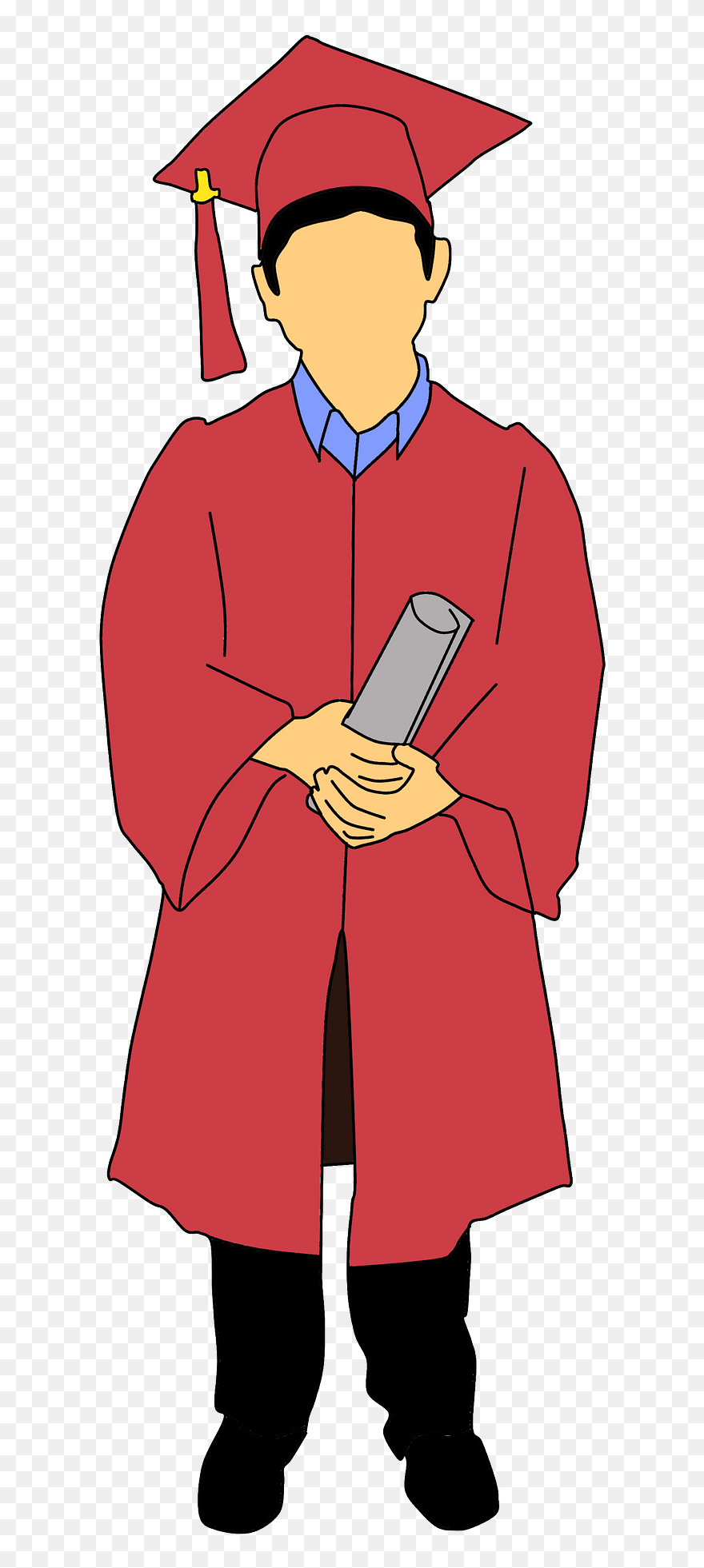 Animasi Anak Sekolah Png Clipart