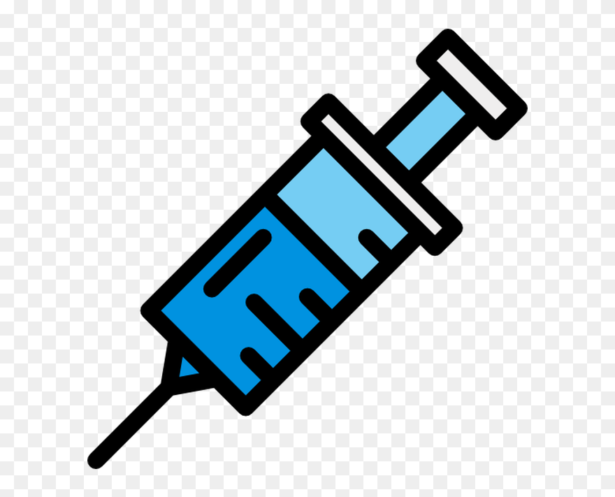 Download Medicine Vector Graphics Syringe Injection - Injection Png Clipart