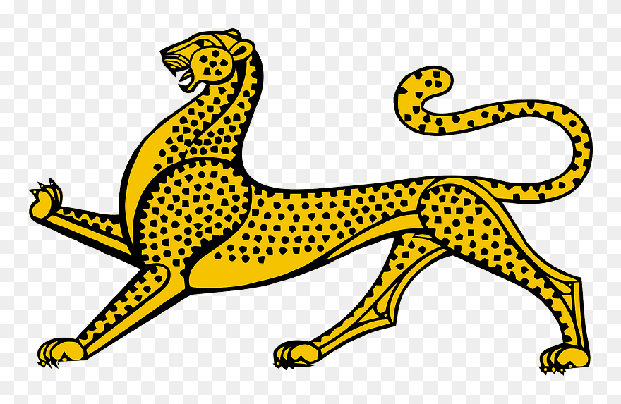 Stylized Leopard Clipart - Yayoi Kusama - Png Download