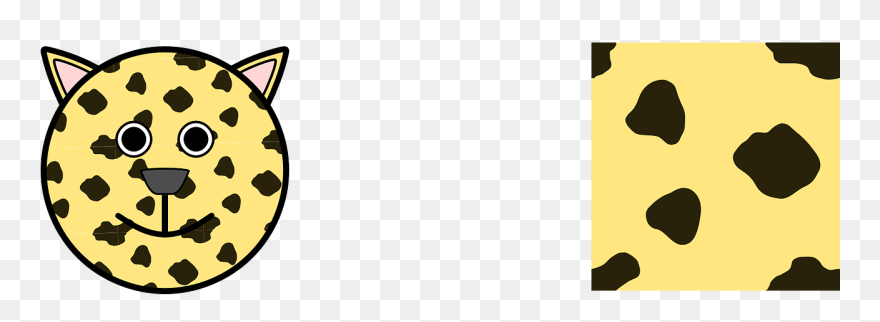 Art Of Leopard Face Clipart