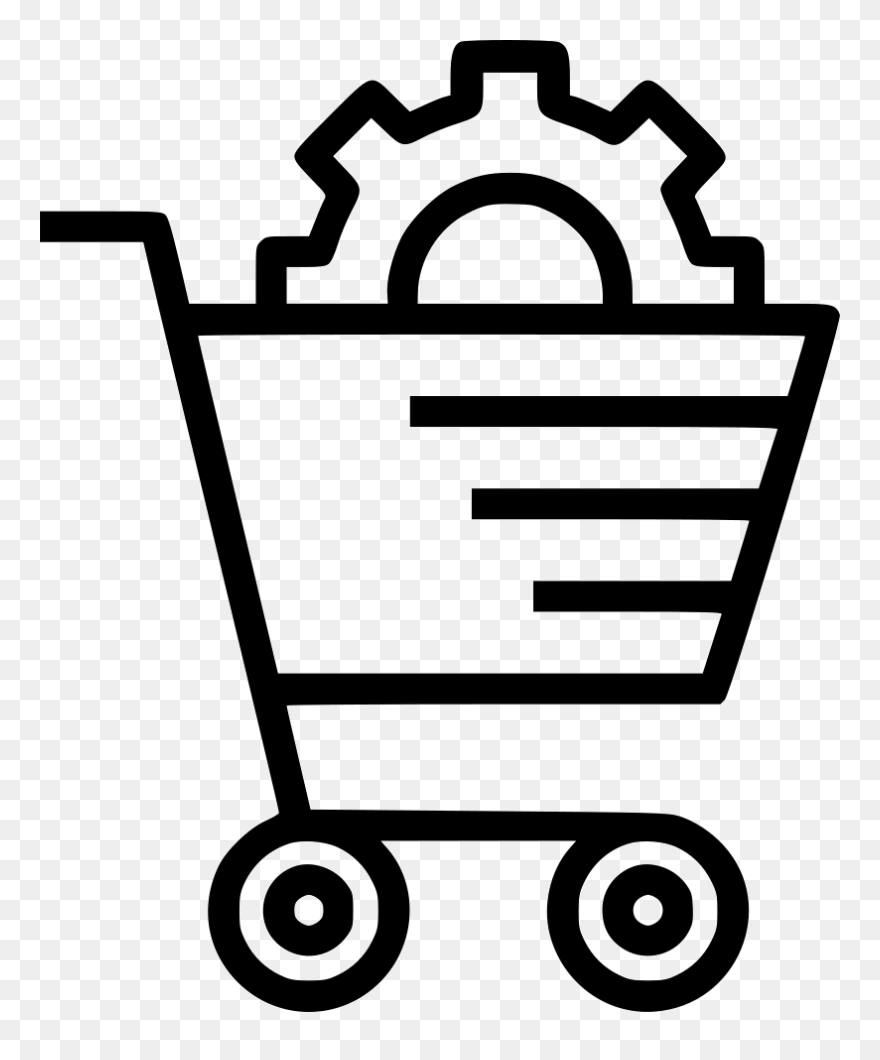 E Commerce Services Solution Cart Online Shopping Settings - Ecommerce E Icon Png Clipart
