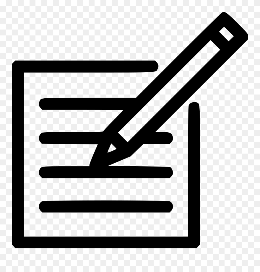 Notebook - Draft Icon Clipart