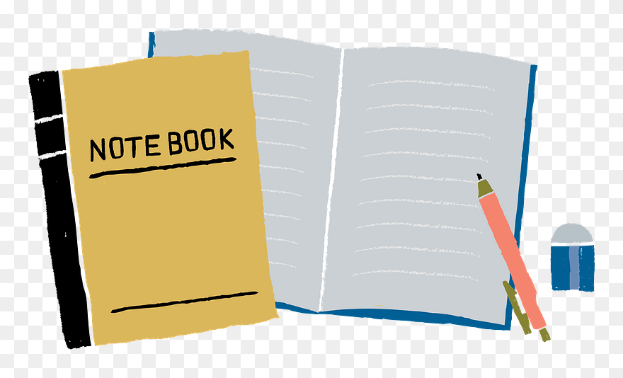 Notebook Stationery Clipart - Stationery - Png Download