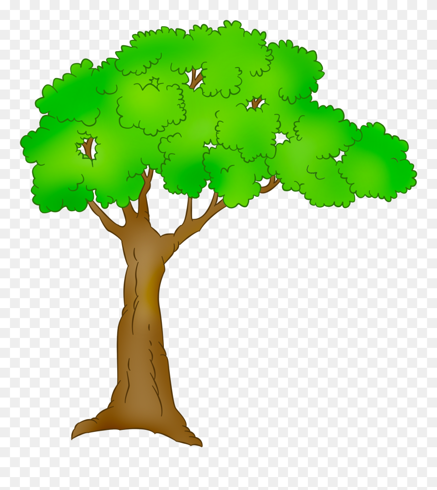 Persimmon Clipart Cartoon Scenery Now - Clipart Transparent Cartoon Tree Png