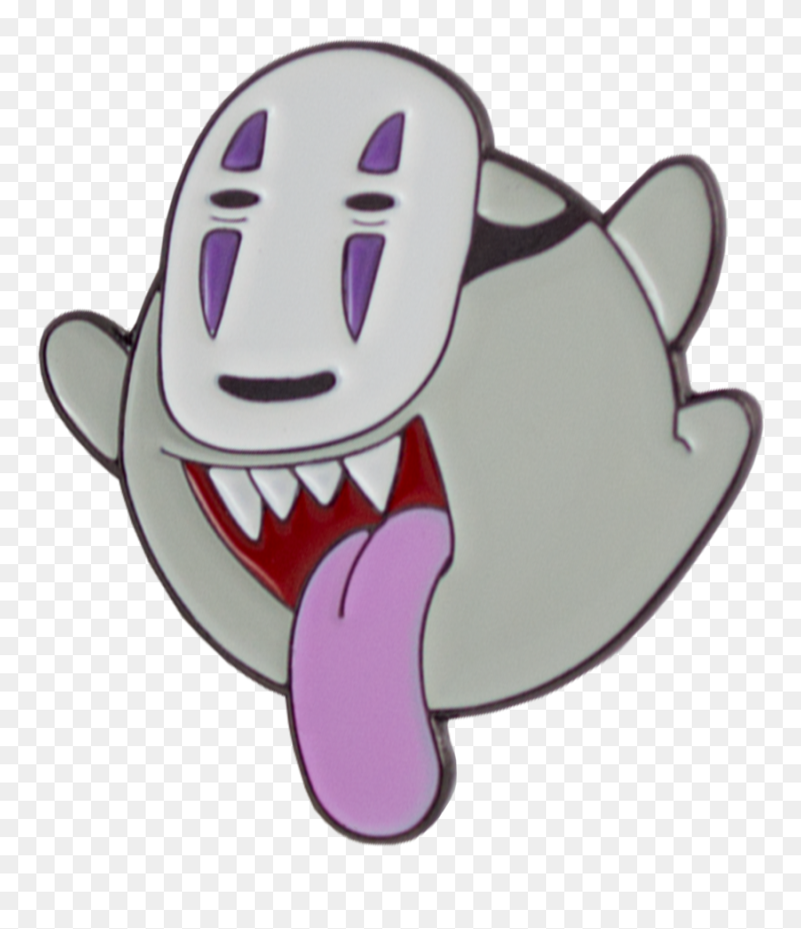 Mario Boo Png - Spirited Away Enamel Pins Clipart