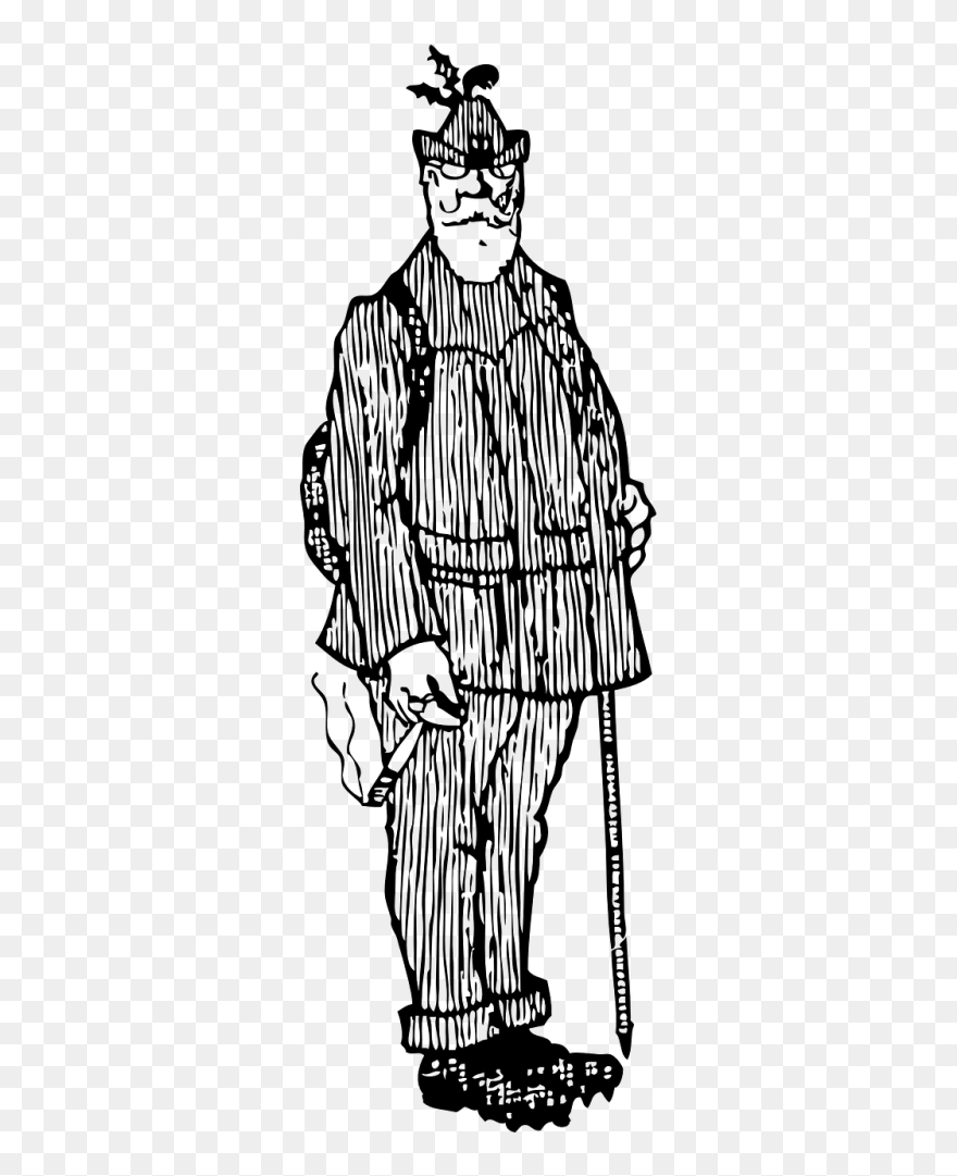 Person Man Hiking - Png Person Hiker Clipart