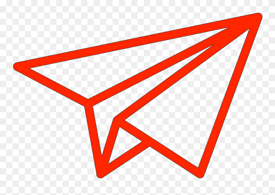 Fly, Hike & Travel - Paper Airplane Icon Png Clipart
