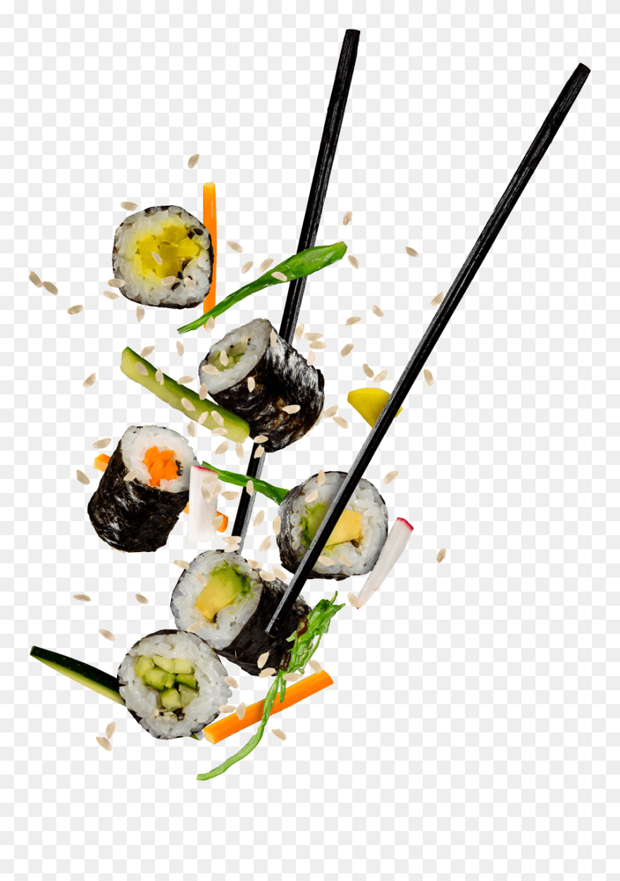 Transparent Chopsticks Sushi Clipart - Png Image Sushi Png