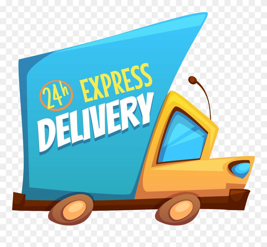 Car Going Fast Clipart Library Sushi Delivery Logistics - 24h Delivery Png Transparent Png