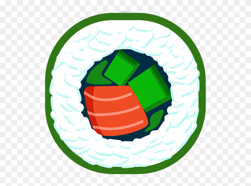 The Sushi Roll - Sushi Roll Cartoon Clipart