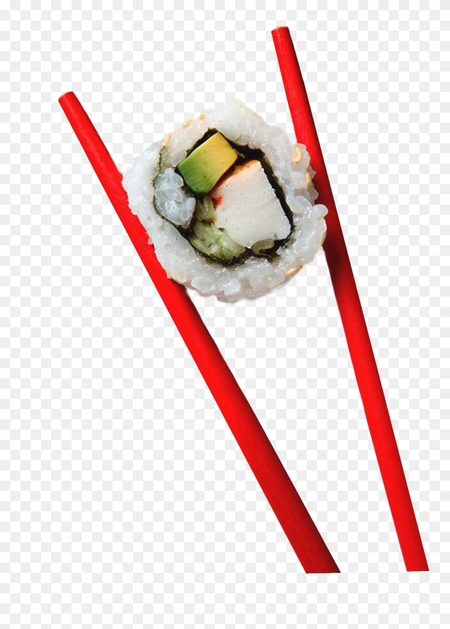 Transparent Chopsticks Sushi Clipart - Chopsticks For Sushi Png