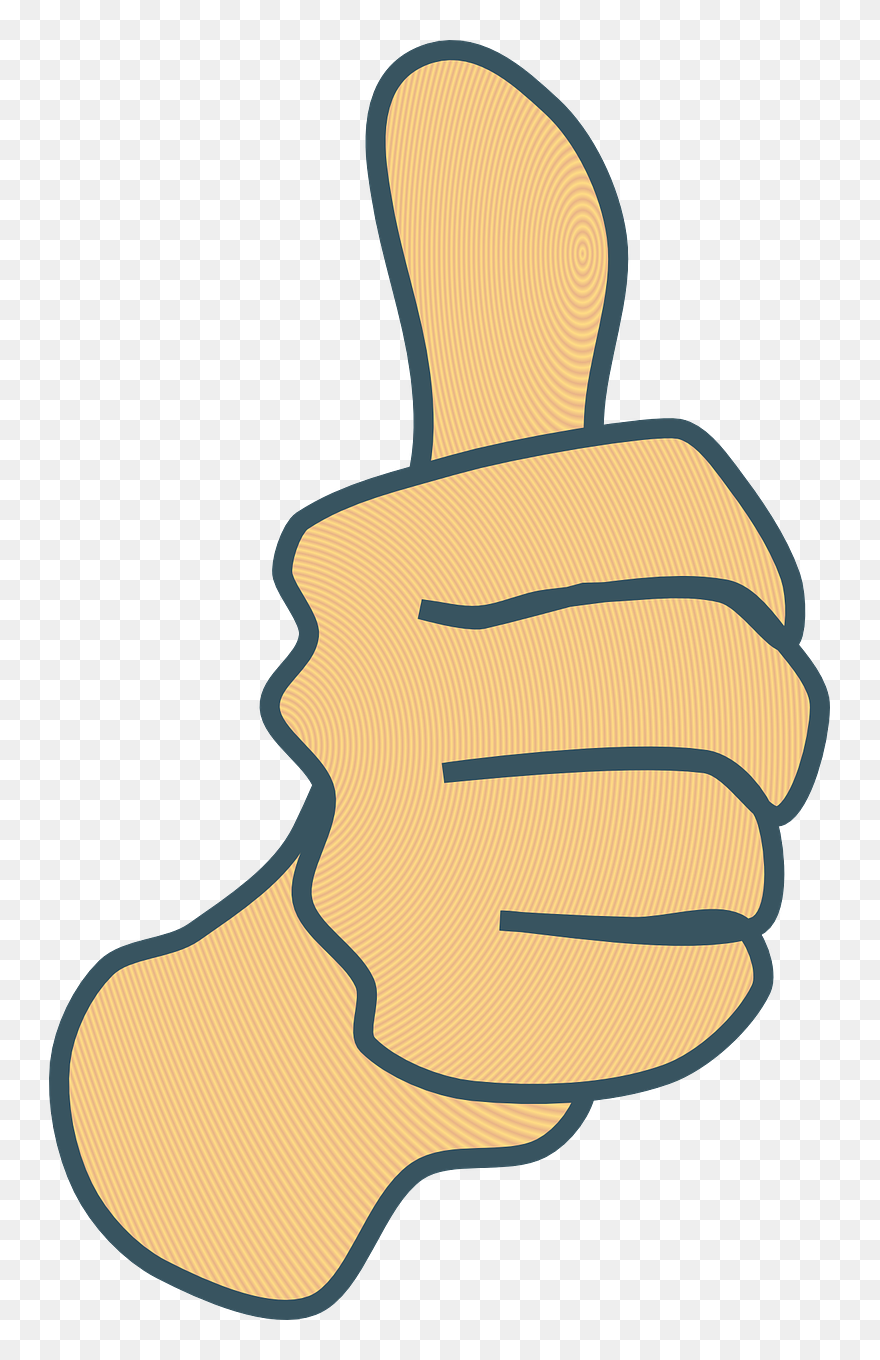 Transparent Like Hand Png - Good Hand Vector Png Clipart