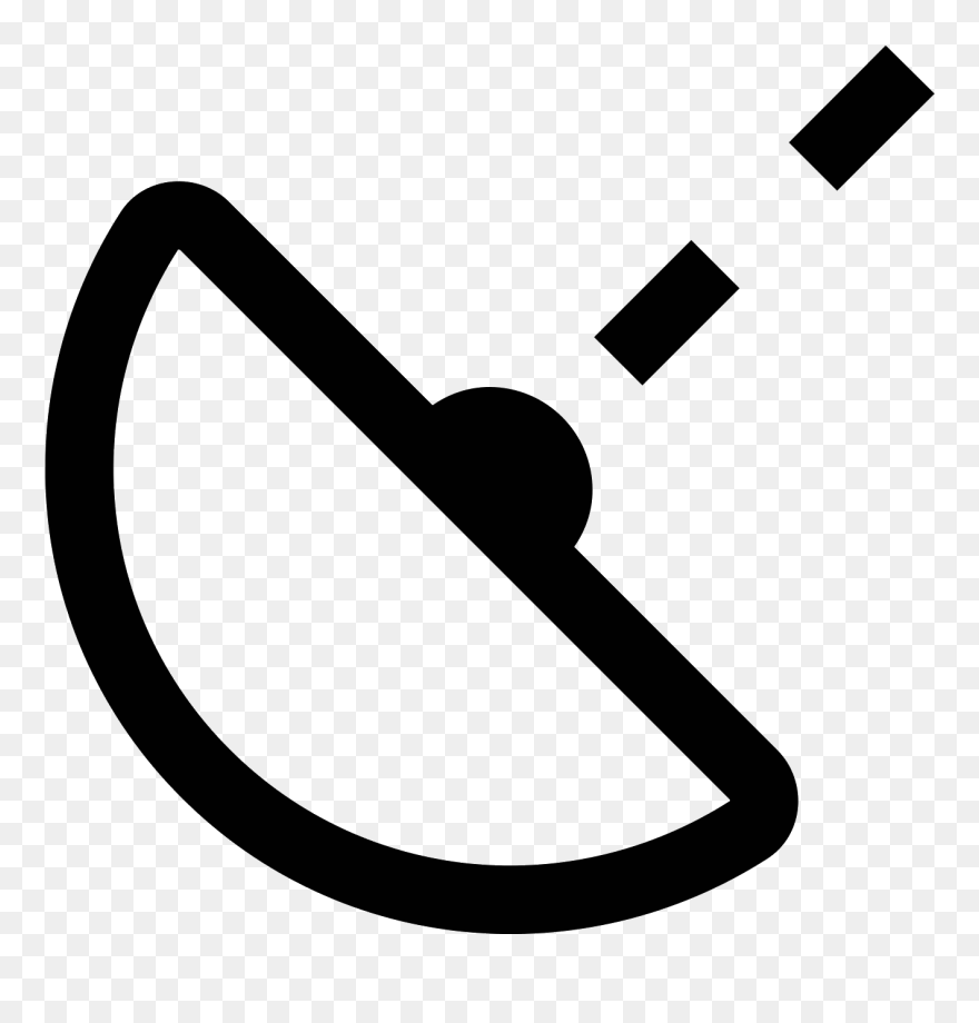 Transparent Satellite Dish Clipart - Global Positioning System - Png Download