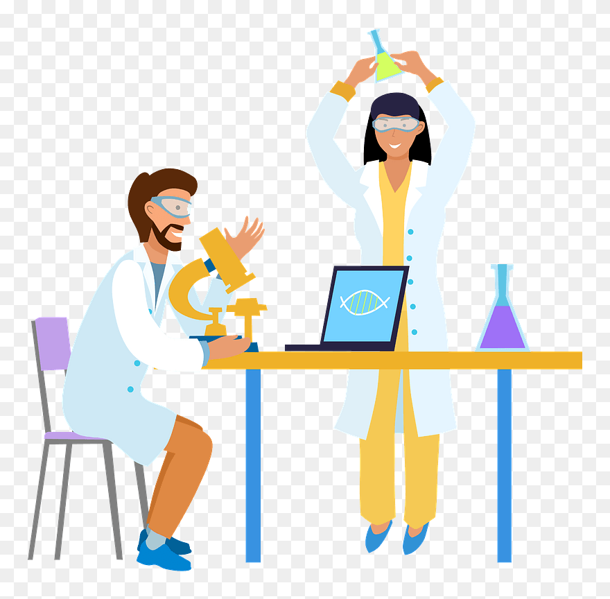 Scientists Clipart - Illustration - Png Download