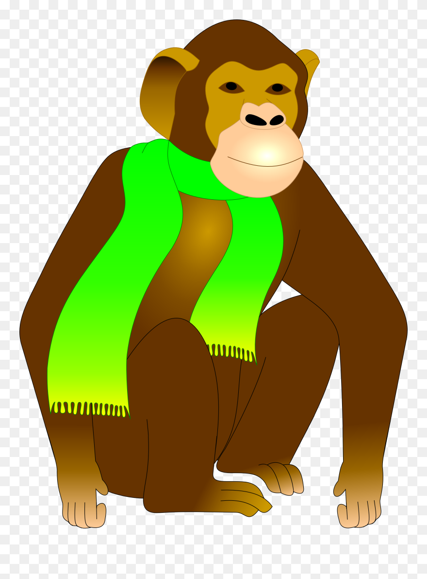 Transparent Baby Gorilla Clipart - Gorillas - Png Download
