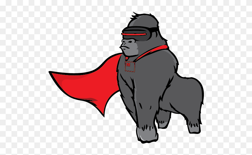 Mike Agency Gorilla-2 - Illustration Clipart