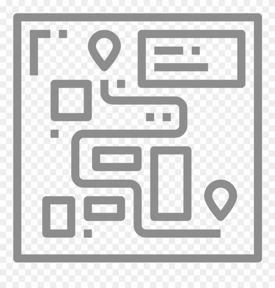 Noun Map 2242081 444444 - Qr Code Icon Png Clipart